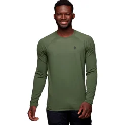 Maglietta da arrampicata Black Diamond M Alpenglow L/S Crew Tundra