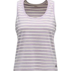 Maglietta da arrampicata Black Diamond W's Stripe Tank Long Dusk Violet Off Whit Dark Mauve