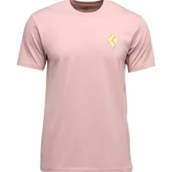 Maglietta da arrampicata Black Diamond M Shredded Short Sleeve Tee Shirt Pale Mauve