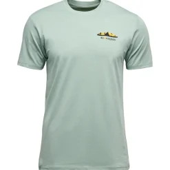Maglietta da arrampicata Black Diamond M Mountainscape Short Sleeve Tee Shirt Agave