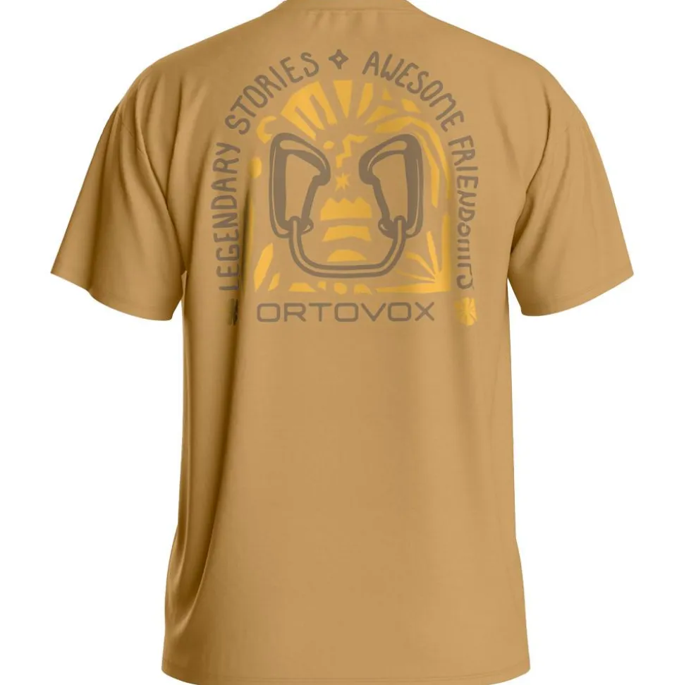 Maglietta da arrampicata Ortovox 150 Cool Climbing Vibes Wild Cumin