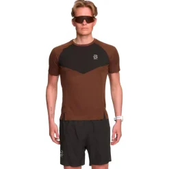 Maglietta da trail Bjorn Daehlie T-Shirt Run 365 Chocolate