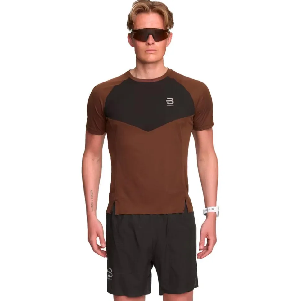 Maglietta da trail Bjorn Daehlie T-Shirt Run 365 Chocolate