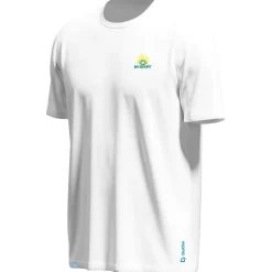 Maglietta da trail Bv Sport Haut Technique Light Mediterranee Blanc