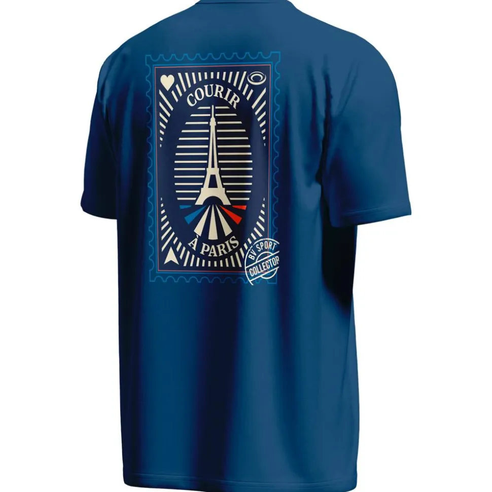 Maglietta da trail Bv Sport Haut Technique Light Retro Paris