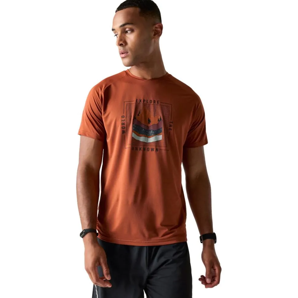 Maglietta da trail DARE2B Tech II tee Arabian Spice