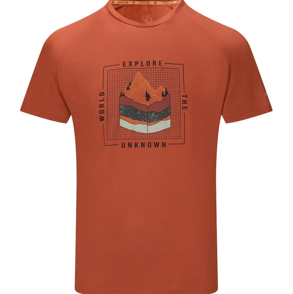 Maglietta da trail DARE2B Tech II tee Arabian Spice