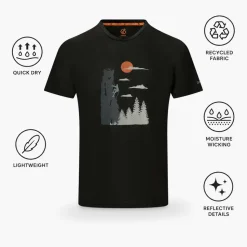 Maglietta da trail DARE2B Tech II tee Black