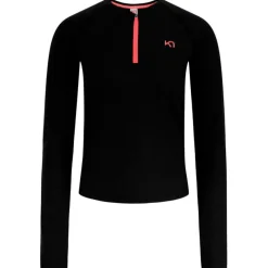 Maglietta da trail Kari Traa Linnea Long Sleeve Black