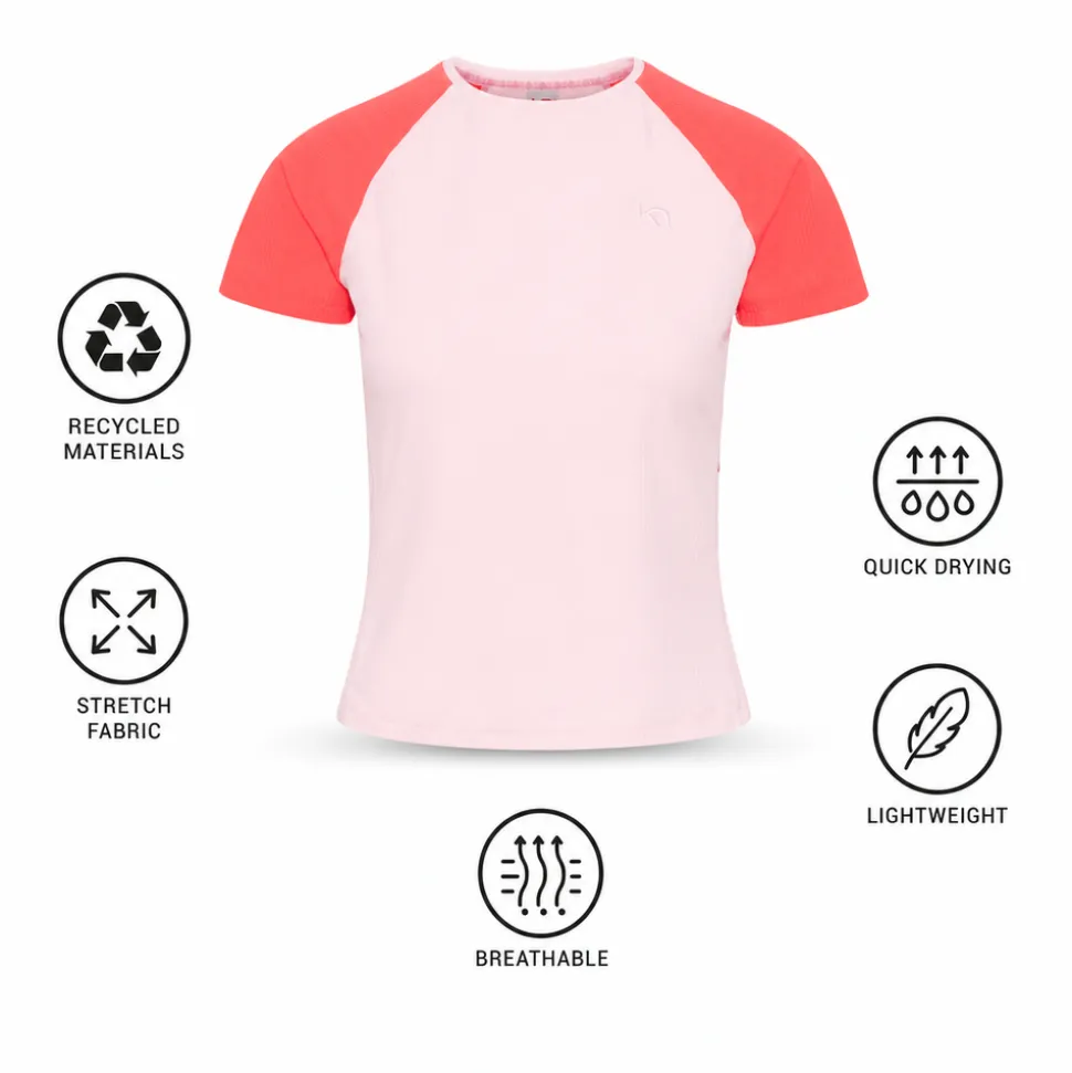Maglietta da trail Kari Traa Linnea Tee Shirt Gum