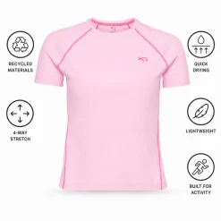 Maglietta da trail Kari Traa Linnea Tee Shirt Cotton Candy