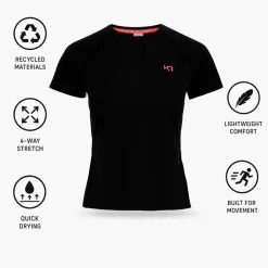 Maglietta da trail Kari Traa Linnea Tee Shirt Black