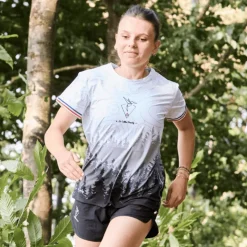 Maglietta da trail Le Colibri Frenchy Le Forestier F Noir