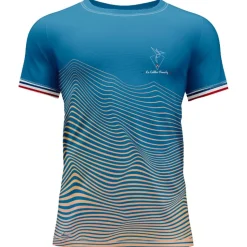 Maglietta da trail Le Colibri Frenchy Le 1886 Bleu