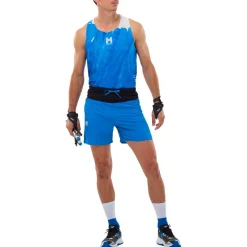 Maglietta da trail Millet Intense Pro Light Tank Blue White