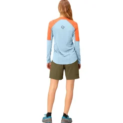 Maglietta da trail Norrona senja equaliser lightweight Long sleeve W's Flamingo