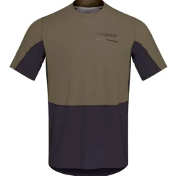 Maglietta da trail Norrona senja equaliser lightweight T-shirt M's Olive Night