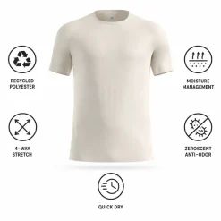 Maglietta da trail Odlo Essential 365 Tee Shirt Crew Neck Short Sleeve Gardenia