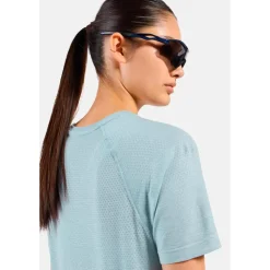 Maglietta da trail Odlo Essential 365 Short Sleeve W's Baby Blue
