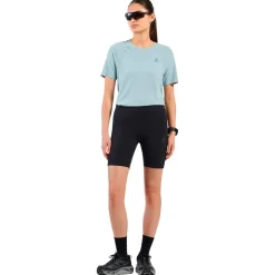 Maglietta da trail Odlo Essential 365 Short Sleeve W's Baby Blue