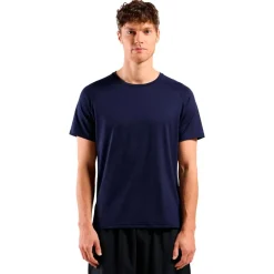 Maglietta da trail Odlo Essential 365 Tee Shirt Crew Neck Short Sleeve Eclipse Melange