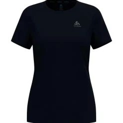 Maglietta da trail Odlo Tee Shirt Crew Neck Short Sleeve Essential Flyer Black