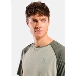 Maglietta da trail Odlo X Alp Trail Short Sleeve Vetiver Agate Gray
