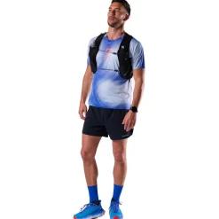 Maglietta da trail Rossignol Sapa Ultra Dazzle Blue Line Fogg