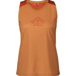 Maglietta da trail Scott Endurance Tech Tank W Rose Beige Braze Orange