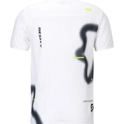 Maglietta da trail Scott Rc Run Short Sleeve White Black