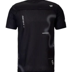 Maglietta da trail Scott Rc Run Short Sleeve Black Spray Grey