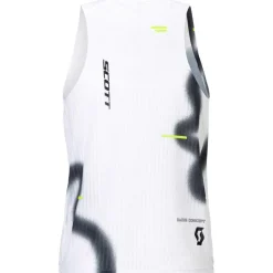 Maglietta da trail Scott Tank Rc Run White Black