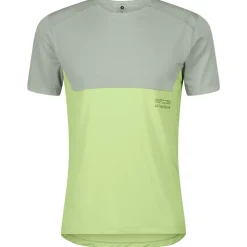 Maglietta da trail Scott Tee M's Endurance Tech Short Sleeve Spray Grey Acid Yellow