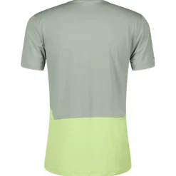 Maglietta da trail Scott Tee M's Endurance Tech Short Sleeve Spray Grey Acid Yellow