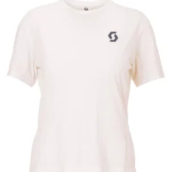 Maglietta da trail Scott W's Endurance Light Short Sleeve Cotton White