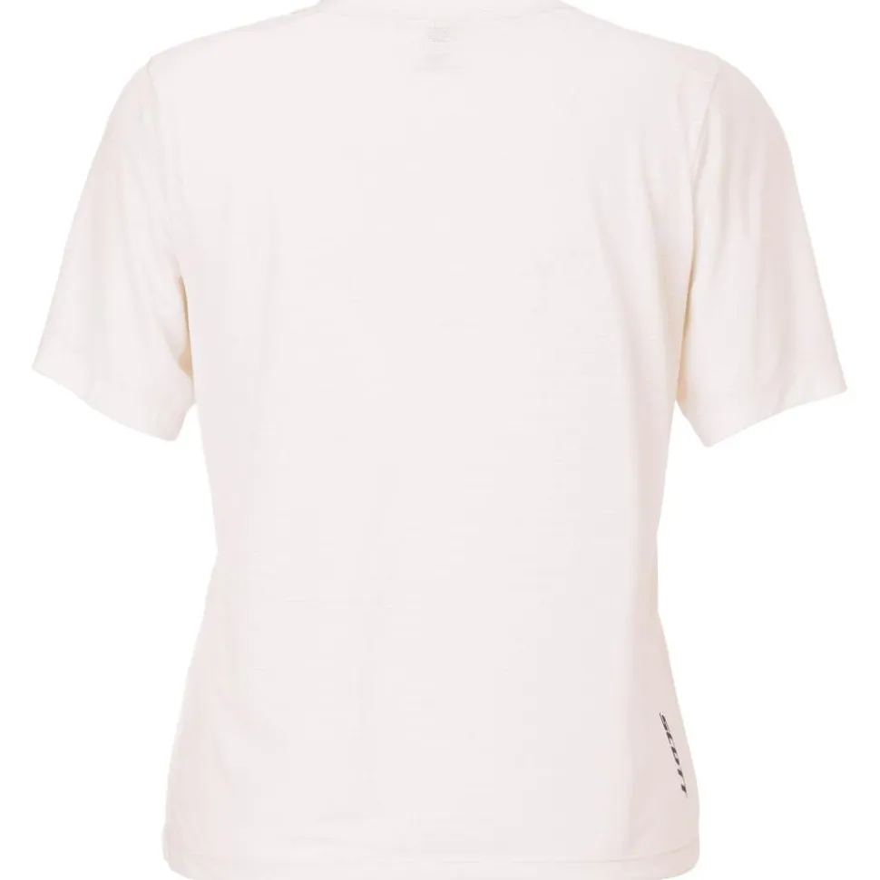 Maglietta da trail Scott W's Endurance Light Short Sleeve Cotton White