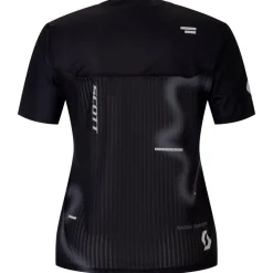 Maglietta da trail Scott W's Rc Run Short Sleeve Black Spray Grey