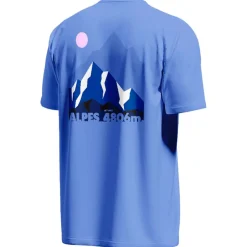 Maglietta da trekking Bv Sport Trek Summit Lyocell Alpes Bleu