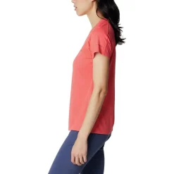 Maglietta da trekking Columbia W's Zero Rules SS Shirt Juicy