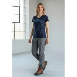 Maglietta da trekking Icepeak Beaune Bleu Fonce