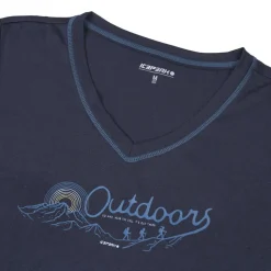 Maglietta da trekking Icepeak Burnham Bleu Fonce