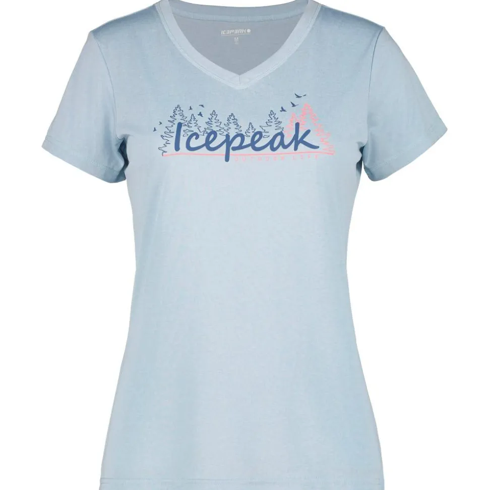 Maglietta da trekking Icepeak Burnham Bleu Clair