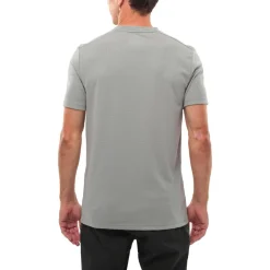Maglietta da trekking Millet Kamet Map Short Sleeve Granite