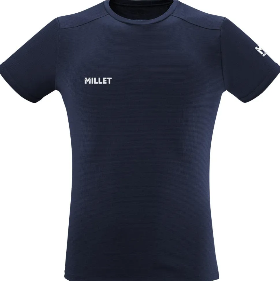 Maglietta da trekking Millet Fusion Short sleeve Navy Blue