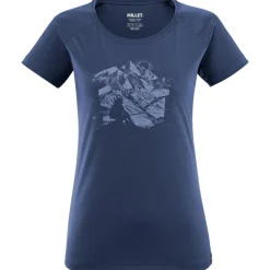 Maglietta da trekking Millet Tana Ts Ss W Saphir