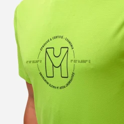 Maglietta da trekking Millet Ubic Light Tee Shirt Short Sleeve M Macaw Green