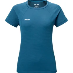 Maglietta da trekking Millet Fusion Ts Ss W Saphir