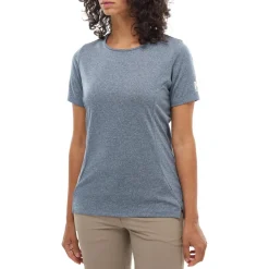Maglietta da trekking Millet Seneca Heather Ts Ss W Navy Blue