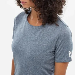 Maglietta da trekking Millet Seneca Heather Ts Ss W Navy Blue