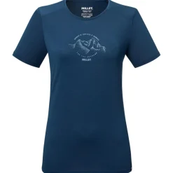Maglietta da trekking Millet Ubic Light Tee Shirt Short Sleeve W Saphir
